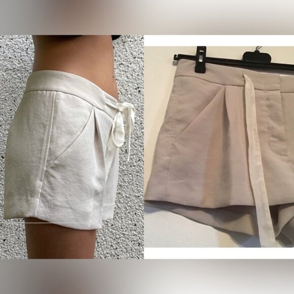 Aritzia Wilfred Exergue Shorts Ribbon Tie Crepe Shorts - Picture 5 of 12